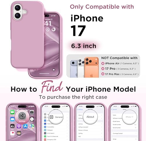 GolbinBox Magnetic for iPhone 17 Case, Silicone Cover, Roland Purple - Image 2