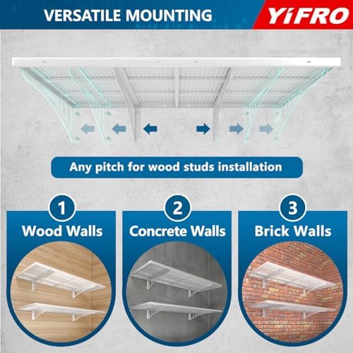 4-Pack 1.5x4ft Heavy Duty Garage Wall Shelving, 1000 lbs Load Capacity, Garage Shelving Wall Mounted, Storage Rack with Hooks, White - Image 5