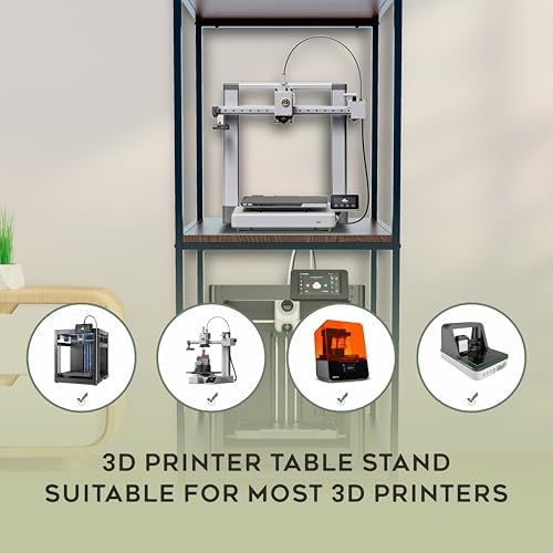 PT2 Ultimate Large 3D Printer Storage Solution, Heavy-Duty 3-Tier Stand & Filament Organizer Rack for Biggest Printers on Wheels - Image 5
