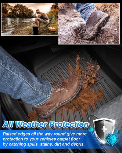 Cartist Floor Mats for Hyundai Kona 2024 2025 2026 (No Electric Model) Limited | N Line | SE | SEL, All Weather Cargo Liner for Kona Accessories, Heavy Duty Car Mats, Car Accessories - Image 3