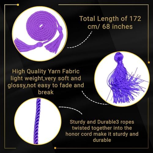 Graduation Honor Cords for Graduation 2026,National Honors Society Cords - Image 2