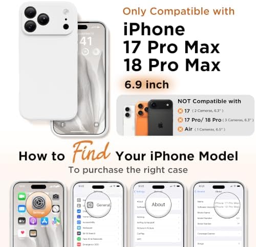 GolbinBox Magnetic for iPhone 18 Pro Max Case/17 Pro Max Case, White - Image 2