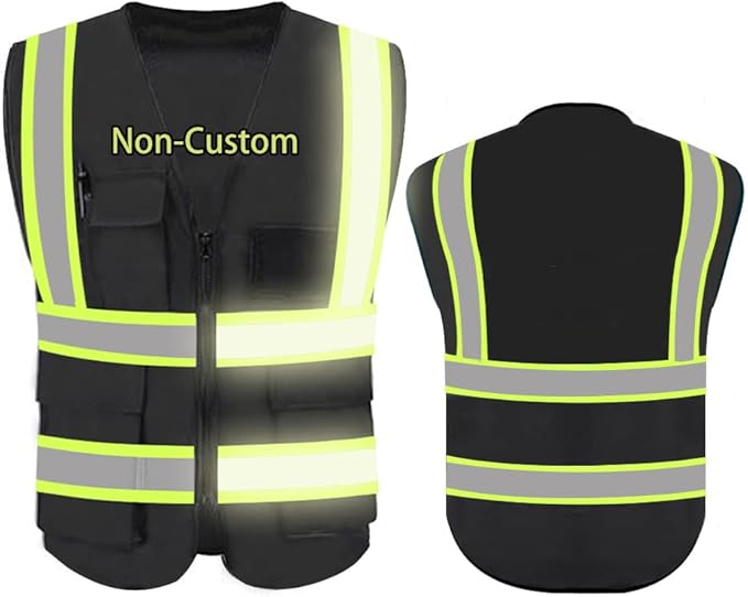 YOWESHOP High Reflective Visibility Safety Vest Custom Your Logo Safety Workwear by YOWESHOP