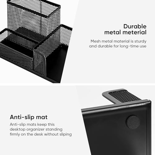 deli Mesh Desk Organizer, Black - Image 6