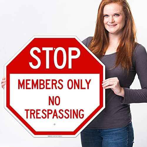 Members Only No Trespassing Sign, - Image 2