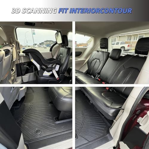Floor Mats Set for 2017-2026 2027 Chrysler Pacifica(Hybrid Models) - Image 6