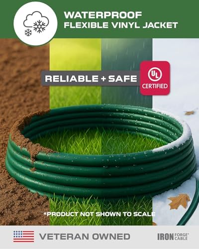 Iron Forge Cable 16 Gauge Heavy Duty Green Extension Cord, 20 Ft - SJTW - Image 2