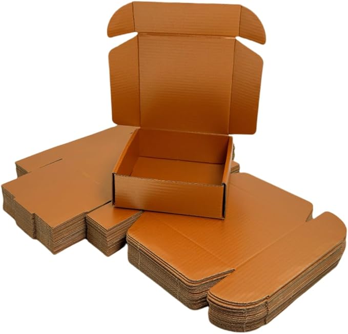 50 Pcs 6.3 x 6 x 1.6 inches Shipping Boxes - Image 3