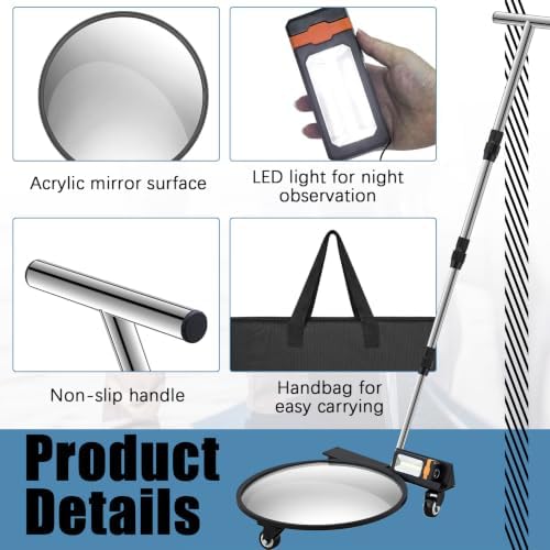 Barydat 1 Pack 16 Inch Under Vehicle Inspection Mirror - Image 3
