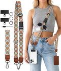 Boho Mandala Cell Phone Lanyard Crossbody Wrist Neck Strap Women by Sukyerios