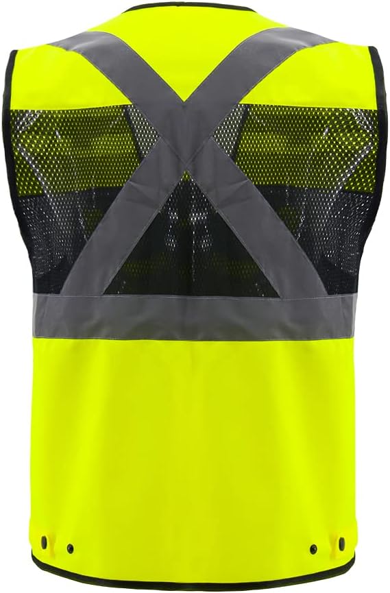 Safety Vest High Visibility Reflective Construction Vest - Image 2
