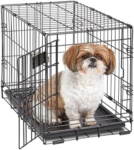 Midwest 22-Inch Single Door iCrate, for Extra-Small Breeds, Up to 15 lbs by MidWestHomesForPets
