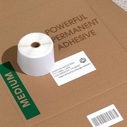 4" X 4” Direct Thermal Labels (3500 Count, 10 Rolls) Perforated - Image 5
