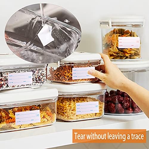 2 Rolls 1000 Pieces Removable Food Labels, 1 x 2 Inch - Image 4