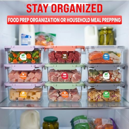 Pork Food Labels 500pcs 1" Dot Bold Sticker Labels - Image 4