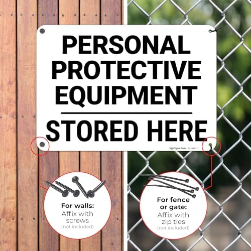 Personal Protective Equipment Stored Here Sign, - Image 3