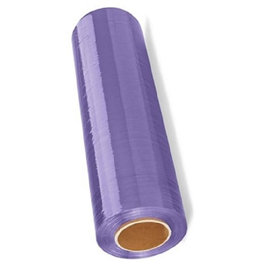 APQ 4 Rolls of Blown Hand Stretch Film 18" x 1500'. Purple Hand Stretch Wrap by APQSupply%C2%AE