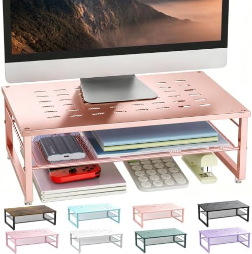 gianotter 2-Tier Metal Monitor Stand Riser by gianotter
