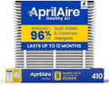 Genuine AprilAire 410 Replacement Filter for AprilAire Whole House Air Purifiers - MERV 11, Clean Air & Dust, 16x25x4 Air Filter (Pack of 4) by AprilAire