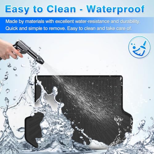 Cartist Custom Fit for Cargo Liner 2016-2022 RX350/RX450h (Not for RX350L & RX450hL) All Weather Trunk Mat Anti-Slip TPE Rear Trunk Floor Mat Waterproof - Image 3