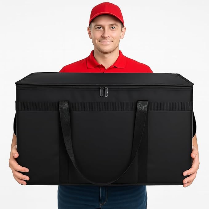 Bodaon 2-Pack Insulated Food Delivery Bag, XXXL Grocery Shopping/Catering/Pizza - Image 5