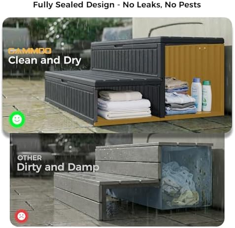 CAMMOO Hot Tub Steps with Storage & Pool Ladder, Spa Steps Outdoor, Black - Image 6