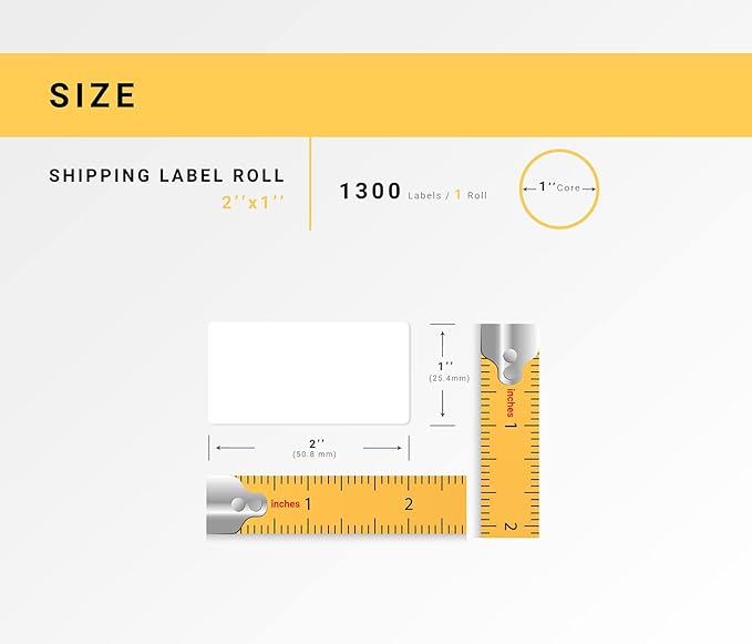 HOUSELABELS 2" x 1" Barcode Labels in Polypropylene Compatible - Image 3