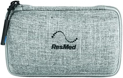 Resmed Airmini Hard Travel Case - Slim CPAP Travel Case with EVA Foam & Easy-to-Open Zip - Water-Resistant CPAP Accessory by ResMed