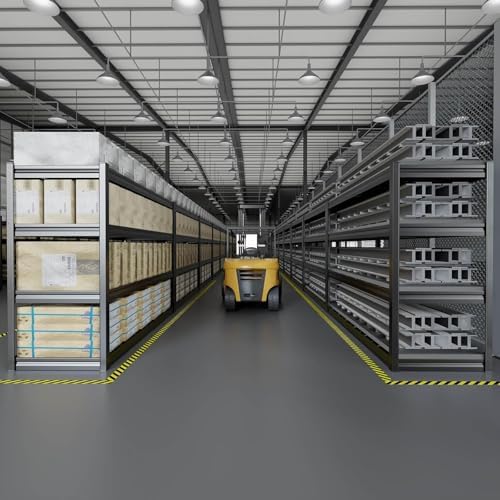 67" W Garage Shelving Heavy Duty, 36" D Garage Shelves, 68" H Adjustable Storage Shelving Unit, Commercial Metal Shelves for Warehouse, Basement, Shop, 67" W x 36" D x 68" H - Image 7