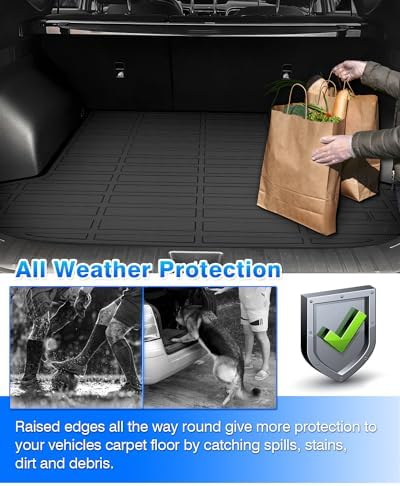 Cartist Floor Mats Cargo Liner Custom Fit for Hyundai Tucson PHEV 2022 2023 2024 2025 Accessories All Weather Carpet Protection TPE Odorless - Image 6