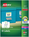 Avery ID Labels, Sure Feed Technology, Permanent Adhesive, 2" x 2-5/8", 225 Labels (6572) by Avery