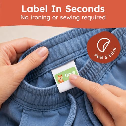 Personalized Name Labels for Kids (140 Labels) - Durable & Waterproof Custom Name Stickers for Clothing Tags, School Supplies, Camp & Daycare - Galaxy (1.2”x0.5”) - Image 6