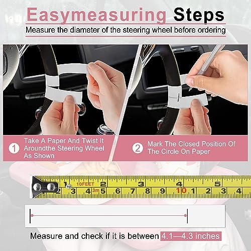 JUSTTOP Car Steering Wheel Desk, Travel Car Accessories, Car Stand Trays for Eating, Multipurpose Car Steering Wheel Desk Tray Table(Pink) - Image 5