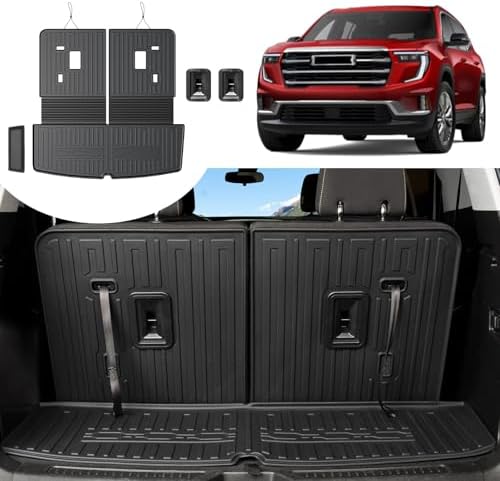 Cargo Mat for 2017-2023 GMC Acadia 6/7 Seat by Houclemic