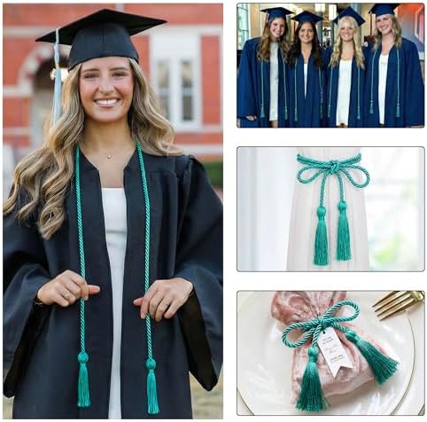 GraduationMall Graduation Honor Cord 68" Turquoise - Image 5