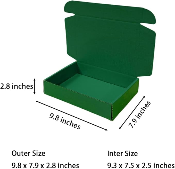 30 Pcs 9.8 x 7.9 x 2.8 inches Shipping Boxes - Image 2
