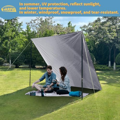 TARPAL 15x25 tarp,Heavy Duty Tarp 14mil Silver Reflective Tarps - Image 5