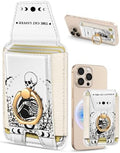 Shorogyt Compatible with Magsafe Wallet with Grip, Love Cat Skull by Shorogyt