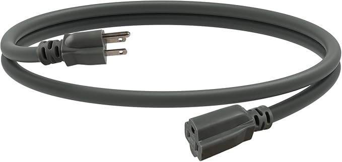 EP 3 Ft Extension Cord, 12/3 SJTW Heavy Duty Extension Cable by ENERGYPRO