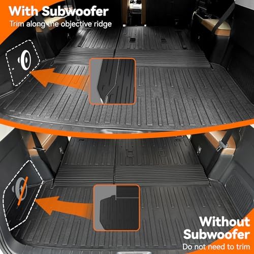 Cargo Liner & Brackrest Mat 2 in 1 for 2024-2026 Grand Highlander - Image 5