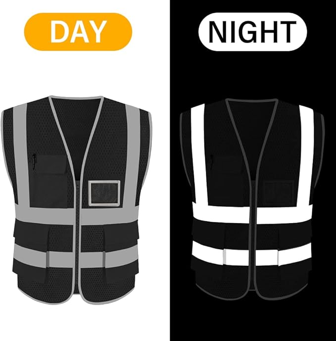 HYCOPROT High Visibility Mesh Safety Reflective Vest - Image 5