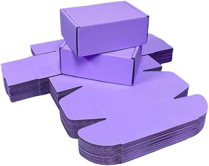 50 Pcs 4.3 x 3.1 x 2 inches Mini Size Corrugated Cardboard Gift Boxes - Image 4