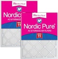 Nordic Pure 18x20x1 Tru Mini Pleat MERV 11 AC Furnace Air Filters 2 Pack by NordicPure