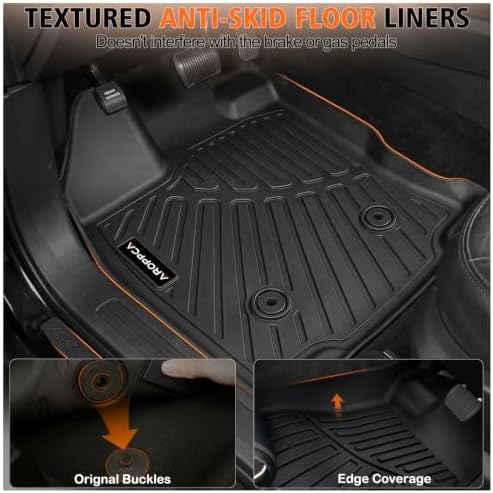 Floor Mats Cargo Liner for Ford Edge 2007-2014 & Lincoln MKX 2007-2015 - Image 4