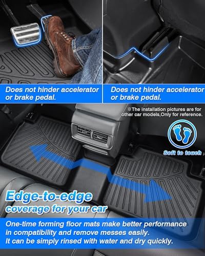 Cartist Floor Mats for Hyundai Kona 2024 2025 2026 (No Electric Model) Limited | N Line | SE | SEL, All Weather Cargo Liner for Kona Accessories, Heavy Duty Car Mats, Car Accessories - Image 4