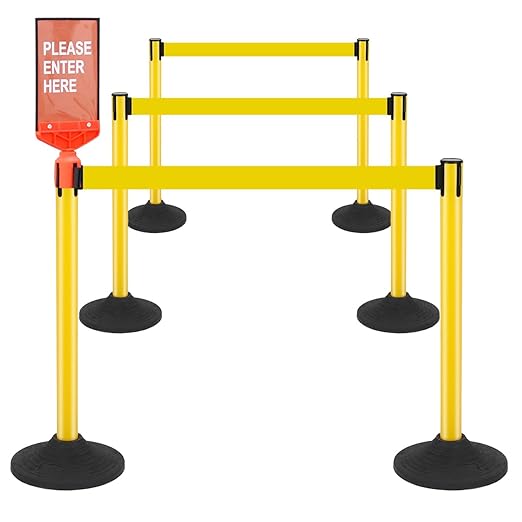 ECOSlGNS 6 Pack Stanchions by DurableTrafficSolutions