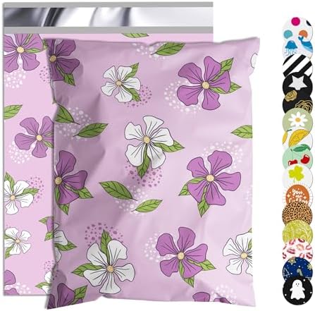 Poly Mailer 12x15.5 Inch 50 Pcs, Shipping Bags for Clothing by JOWLROEL