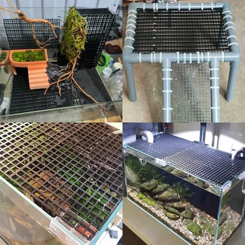 24 Pcs Aquarium Fish Tank Divider Plastic Egg Crate, S - Image 6