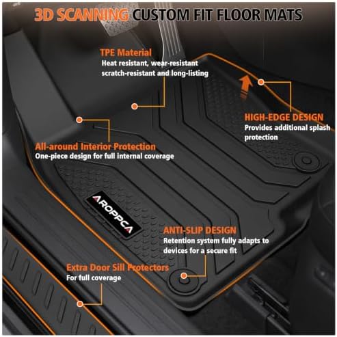 Floor Mats Cargo Liner with Backrest Mat for Mazda CX-5 2017-2025 - Image 3