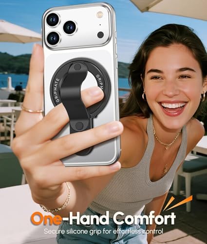 GripMate 2nd Magnetic Phone Ring Holder, Slim MagSafe Finger Loop Grip - Image 6